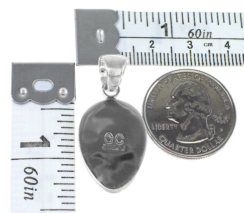 Silver Multicolor Southwest Pendant YX94472