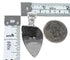 Sterling Silver Southwest Multicolor Pendant YX94500
