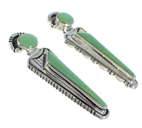 Turquoise Authentic Sterling Silver Post Earrings AX94980