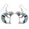 Multicolor Silver Southwest Kokopelli Hook Dangle Earrings YX94628