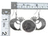 Multicolor Silver Southwest Kokopelli Hook Dangle Earrings YX94628
