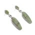 Turquoise Jewelry Sterling Silver Post Dangle Earrings AX94941
