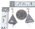 Turquoise Inlay Jewelry Authentic Sterling Silver Post Dangle Earrings AX94963