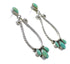 Sterling Silver Southwest Turquoise Jewelry Post Dangle Earrings AX95130