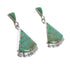 Sterling Silver Turquoise Southwest Post Dangle Earrings AX95581