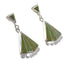 Authentic Sterling Silver Turquoise Post Dangle Earrings AX95589