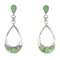 Silver Southwest Turquoise Jewelry Post Dangle Earrings AX95613