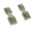 Authentic Sterling Silver Turquoise Post Dangle Earrings AX95671