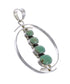 Southwest Turquoise Authentic Sterling Silver Pendant RX95254