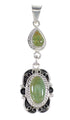 Sterling Silver And Turquoise Pendant RX95356