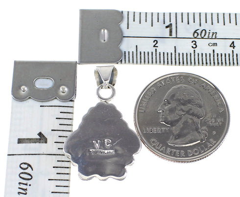 Authentic Sterling Silver Turquoise Pendant RX95364