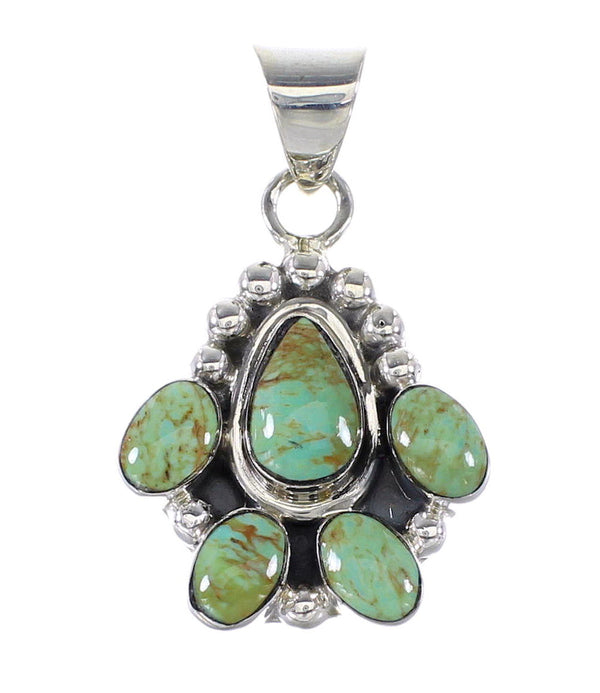 Turquoise Genuine Sterling Silver Pendant RX95376