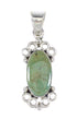 Turquoise And Genuine Sterling Silver Pendant RX95384