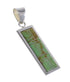 Southwestern Authentic Sterling Silver Turquoise Pendant AX95450