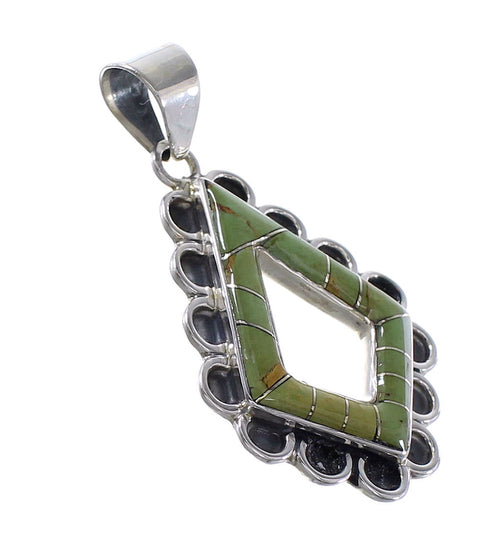 Turquoise Sterling Silver Pendant AX95486