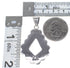 Turquoise Inlay Sterling Silver Pendant AX95490