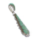 Genuine Sterling Silver Turquoise Inlay Pendant AX95513