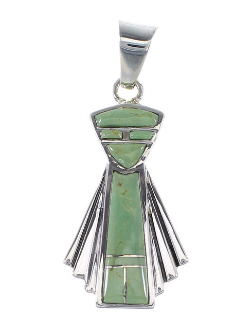 Silver Turquoise Pendant AX95534