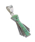 Silver Turquoise Inlay Pendant AX95535