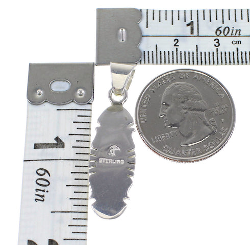 Sterling Silver Turquoise And Opal Southwest Pendant RX95509