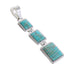 Turquoise Southwestern Sterling Silver Pendant AX96457
