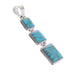 Sterling Silver Turquoise Southwest Pendant AX96460