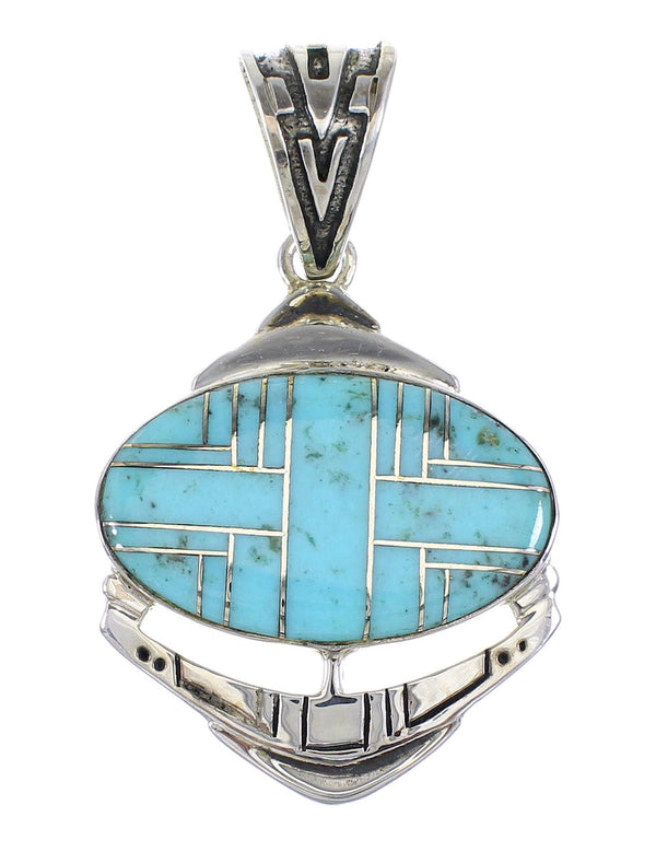 Silver Turquoise Pendant AX96473