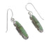 Southwestern Turquoise Inlay Silver Jewelry Hook Dangle Earrings AX95863