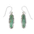 Turquoise Inlay Silver Jewelry Hook Dangle Earrings AX95864