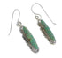 Turquoise Inlay Silver Jewelry Hook Dangle Earrings AX95864