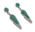 Sterling Silver Southwestern Turquoise Post Dangle Earrings AX95988