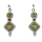 Southwest Turquoise Jewelry Genuine Sterling Silver Post Dangle Earrings AX96008
