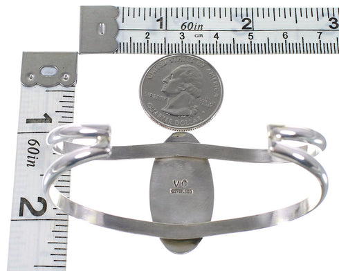 Multicolor Genuine Sterling Silver Cuff Bracelet Jewelry RX95885