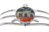 Multicolor Inlay Native American Village Design Turtle Sterling Silver Cuff Bracelet RX95895
