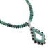 Turquoise Southwest Genuine Sterling Silver Necklace Set AX96118