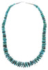 Turquoise Navajo Silver Jewelry Bead Necklace AX96502