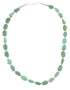 Navajo Genuine Sterling Silver Jewelry Turquoise Bead Necklace AX96520
