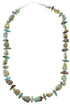 American Indian Silver Turquoise Bead Necklace AX96524