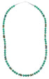 Sterling Silver Native American Turquoise And Amazonite Bead Necklace RX96111