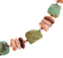 Native American Oyster Shell Kingman Turquoise Sterling Silver Bead Necklace RX96128