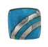 Turquoise Southwest Sterling Silver Ring Size 7-1/4 AX96434