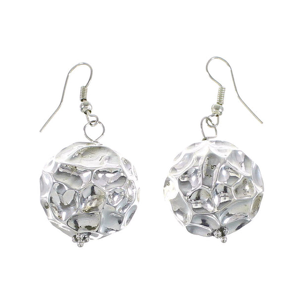 Genuine Light Weight Sterling Silver Hook Dangle Earrings RX96575