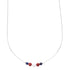 Multicolor Jewelry Liquid Sterling Silver Necklace AX96749