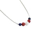 Multicolor Jewelry Liquid Sterling Silver Necklace AX96749