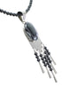 Hematite Genuine Sterling Silver Bead Necklace Set AX97927