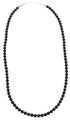 Sterling Silver Onyx Southwest Bead Necklace AX98138
