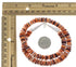 Purple And Orange Oyster Shell Sterling Silver Bead Necklace AX98140
