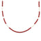 Coral And Fresh Water Pearl Sterling Silver Navajo Bead Necklace AX98192