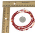 Coral And Oyster Shell Navajo Sterling Silver Bead Necklace AX98204