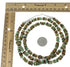 Kingman Turquoise Navajo Indian Sterling Silver Bead Necklace RX98075